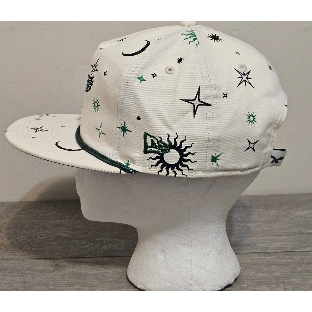 New Era Men's Cream Philadelphia Eagles Celestial Golfer Adjustable Hat - Picture 3 of 8